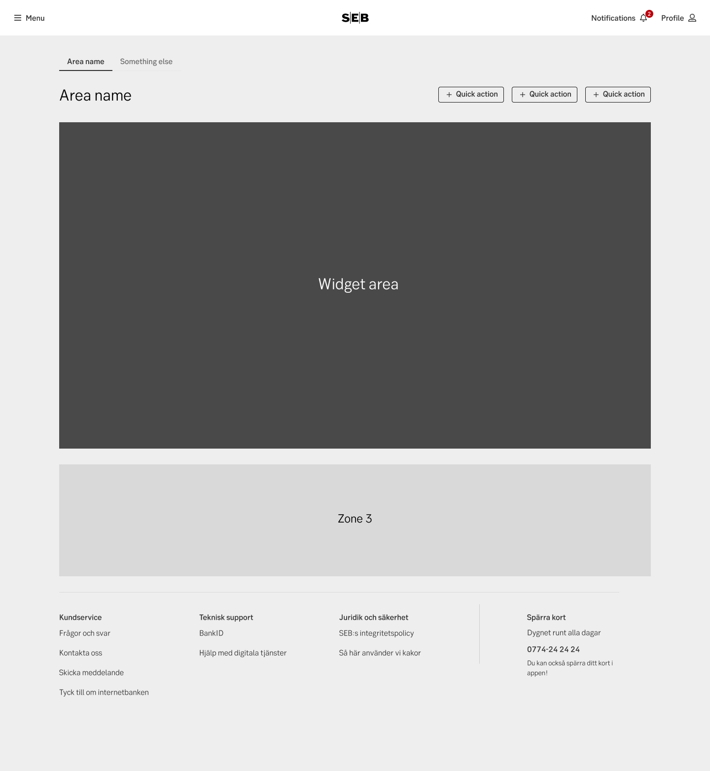 Landing page