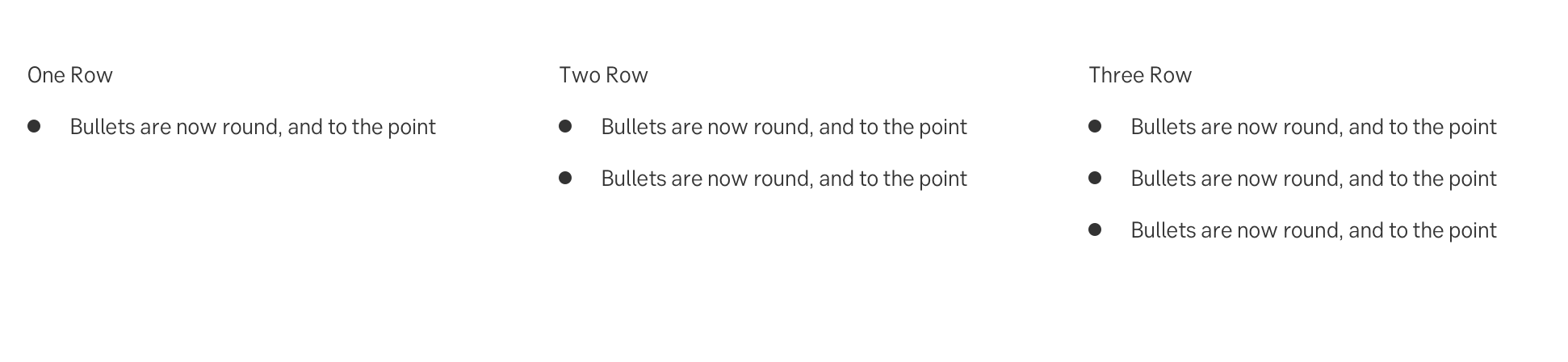 Bullet point